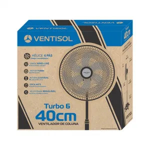 Ventilador de Coluna 40cm Vermelho 127V
