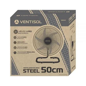Ventilador de Mesa Steel 50cm Preto 127/220V