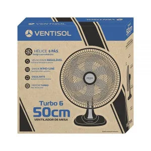 Ventilador de Mesa 50cm Azul 127V