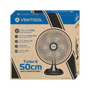 Ventilador de Mesa 50cm Bronze 220V