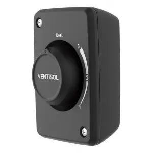 Ventilador De Parede Preto Ventisol 60cm 127/220V 220W