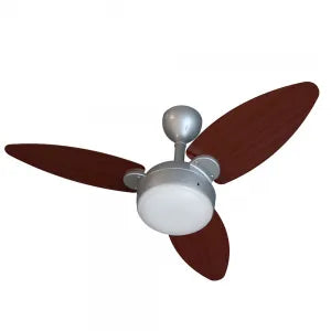 Ventilador De Teto Ventisol Elluz 127V/220V Inverter Tabaco/Cza