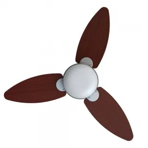 Ventilador De Teto Ventisol Elluz 127V/220V Inverter Tabaco/Cza