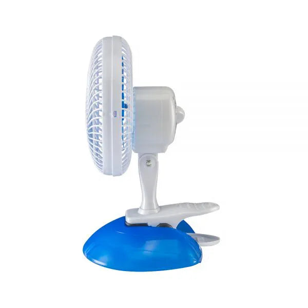 Micro Ventilador 20cm Branco/Azul 220V