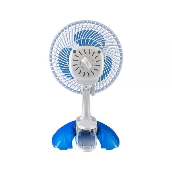 Micro Ventilador 20cm Branco/Azul 220V