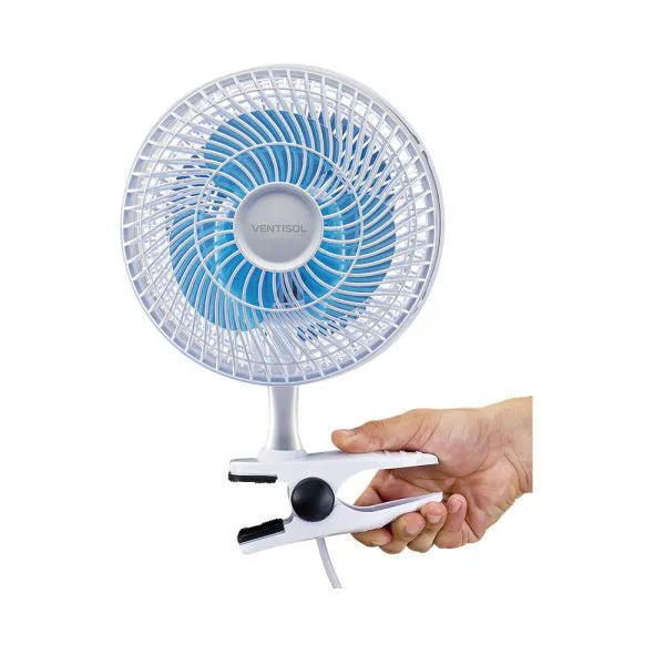 Micro Ventilador 20cm Branco/Azul 220V