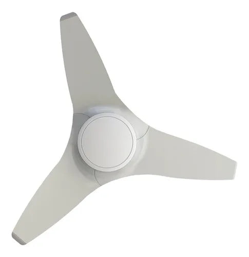 Ventilador De Teto Flow Led Com Controle Branco 127/220V