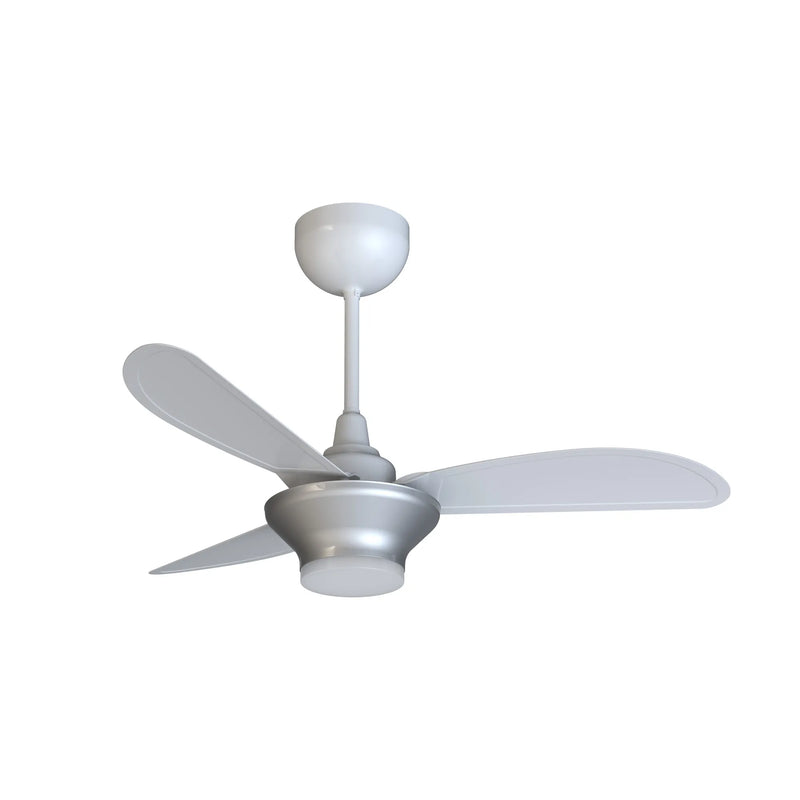 Ventilador de Teto Mistral Led Inverter Com Controle Cinza/Bco 127/220V