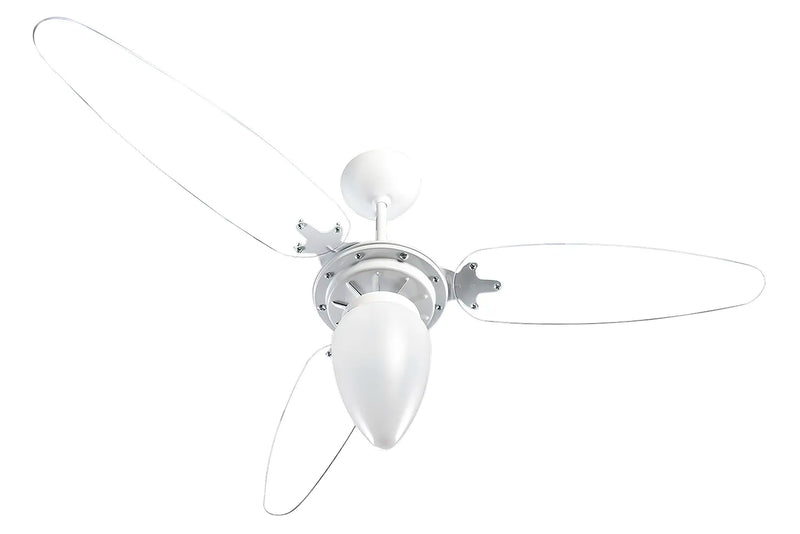 Ventilador de Teto Wind Transparente/Branco 220V