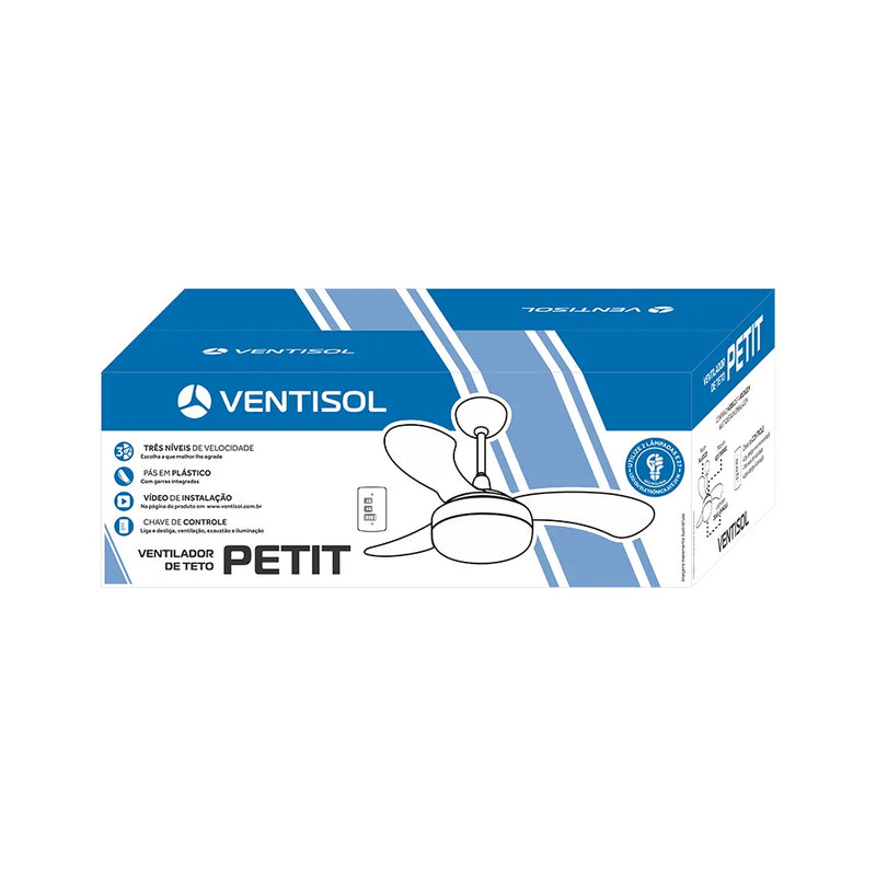Ventilador de Teto Petit Azul 127V